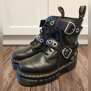 Doc Martens - Audrick Hardwear Leather Platform Boots